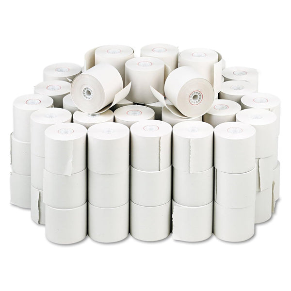 100 Pack - Impact Bond Paper Rolls, 2.25-Inch x 150 ft, White - 9074-0510