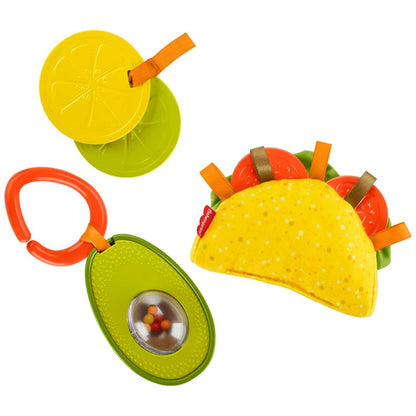 Fisher-Price Baby Pretend Food Baby Toys Taco Tuesday Gift Set