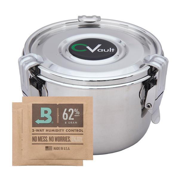 CVault Large Humidity Control Airtight Metal Container-CVault-Deal Society