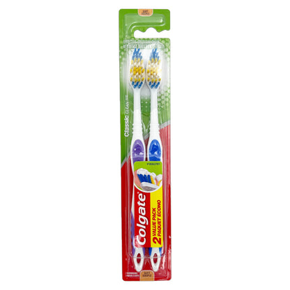 Lot of 6 - Colgate Classic Clean Full Head Soft Toothbrush - 12 Toothbrushes Total!