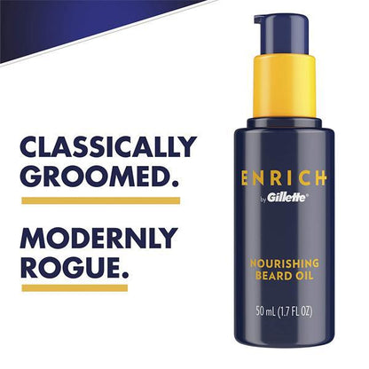 Enrich by Gillette Nourishing Beard Oil 50 ml - 3 Pack