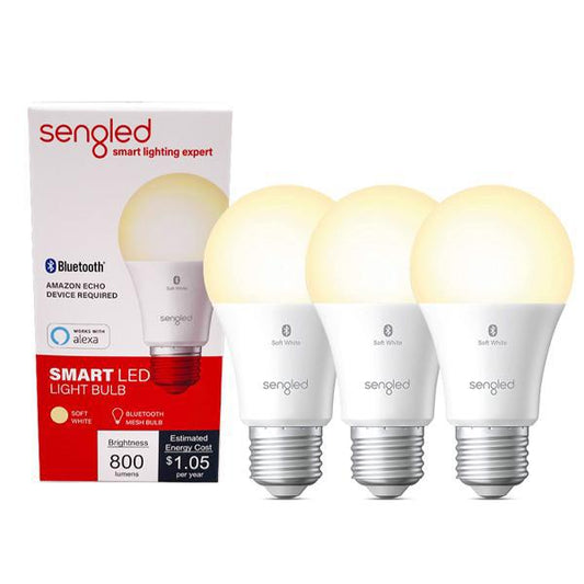 Sengled Smart Bulb Dimmable LED Bulb E26, 60W Equivalent Soft White 800LM - 3 Pack