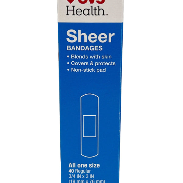 10 Pack - CVS Health Sheer Bandages, All One Size - 40 ct Each