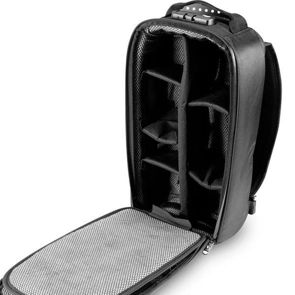 Skunk RIG PACK BackPack Smell Proof Odor Proof Bag with Combo Lock-Skunk-Black-Deal Society